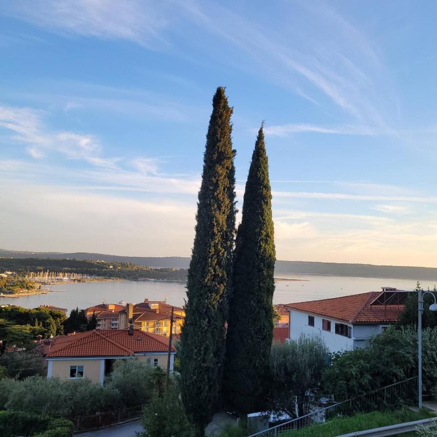 Panoramic View Near The Beach In Portotoz+P Lägenhet Portorož Exteriör bild